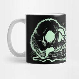 Occult Goth Gothic Emo Dark Creepy Skull Snail Witchcraft Mug